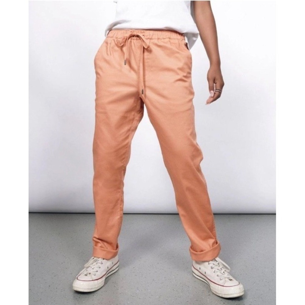 Wildfang The Essential Drawstring Pant Large‎ – Pecan NWT